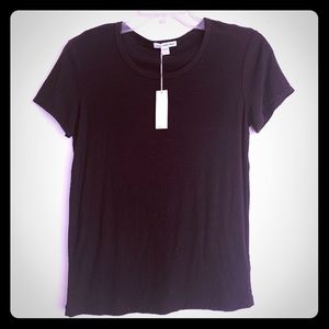 “James Perse “ T Shirt black size 1 but cut bigger